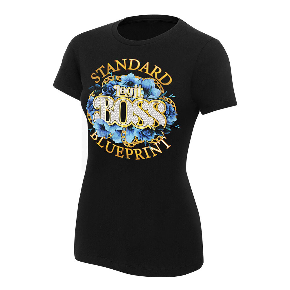 Sasha Banks Standard Blueprint Legit Boss Women's Authentic T-Shirt Pwcatalog