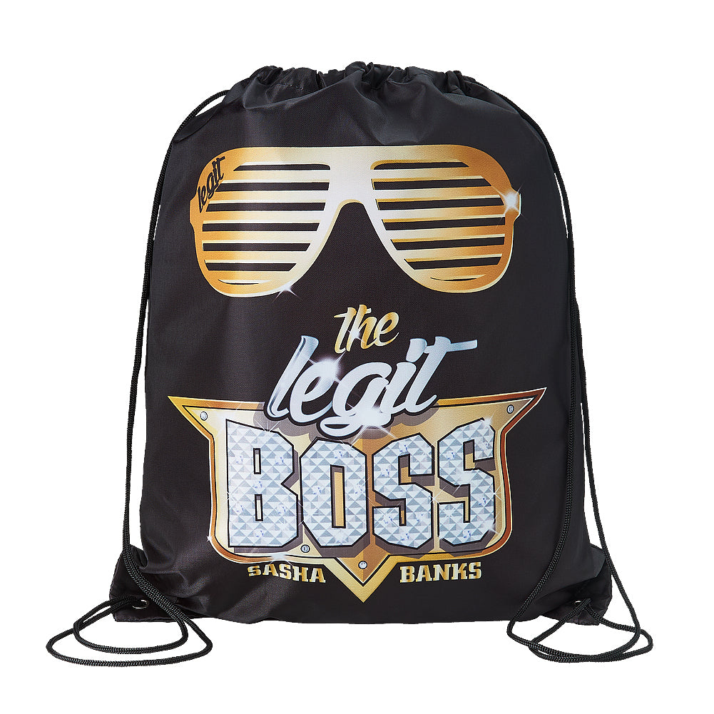 Sasha Banks The Legit Boss Drawstring Bag PWcatalog