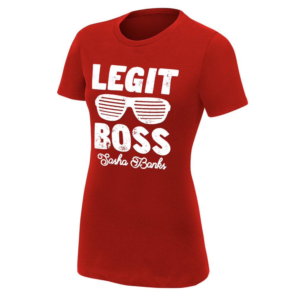 Sasha Banks The Legit Boss Women's Vintage T-Shirt Pwcatalog