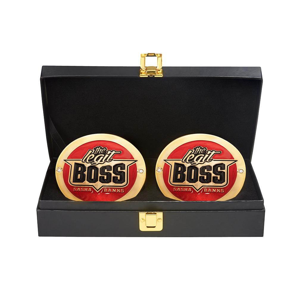 Sasha Banks Women's Championship Replica Title Side Plate Box Set Pwcatalog