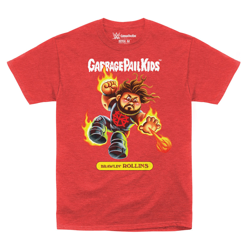 Seth Rollins Brawlin Rollins Garbage Pail Kids T-Shirt Pwcatalog
