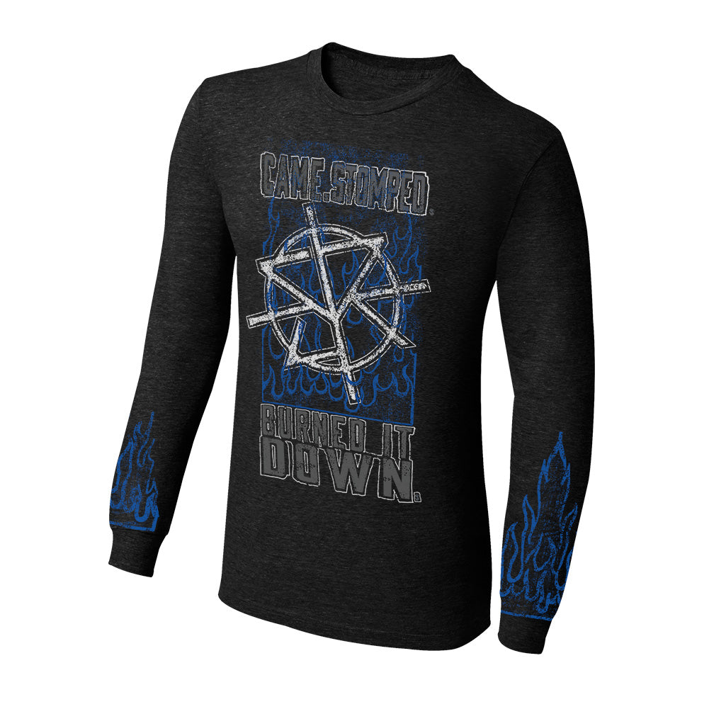 Seth Rollins Came, Stomped, Burned it Down Long Sleeve T-Shirt Pwcatalog