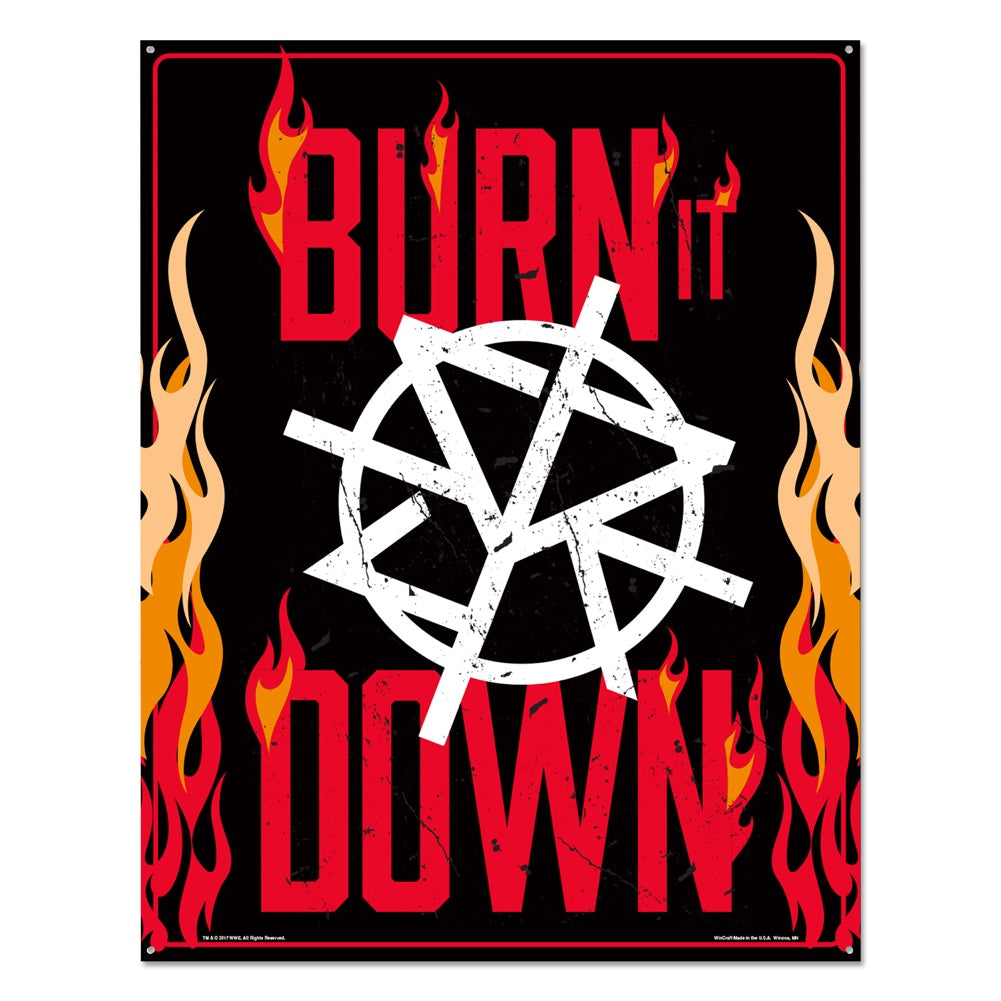 Seth Rollins Metal Sign Pwcatalog