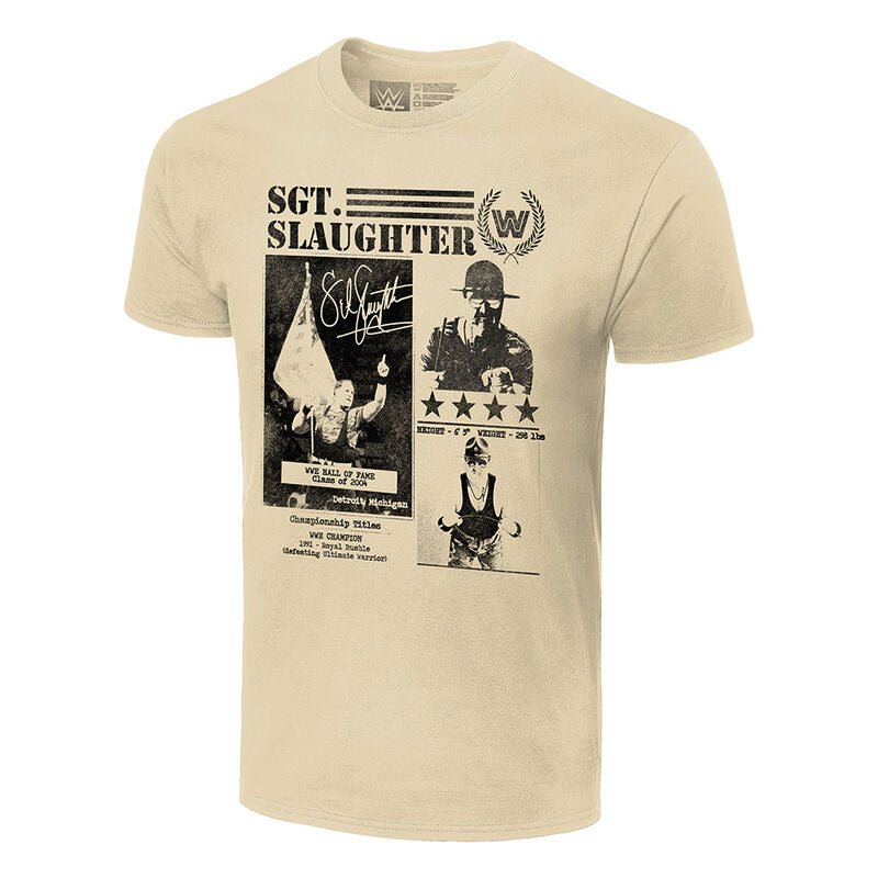 Sgt. Slaughter Fanzine Graphic T-Shirt Pwcatalog