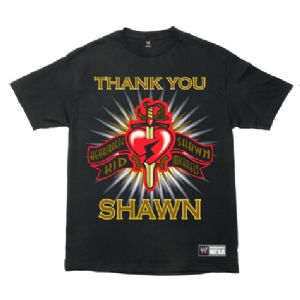 Shawn Michaels Thank You Tribute T-Shirt Pwcatalog