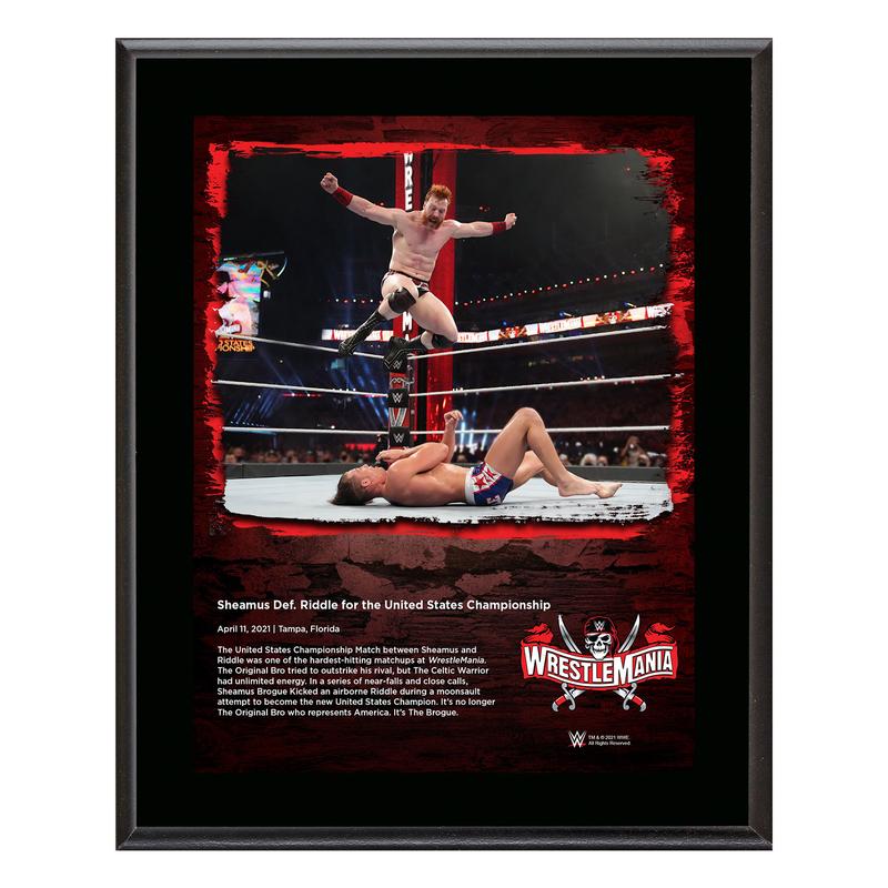 Sheamus WrestleMania 37 10x13 Commemorative Plaque Pwcatalog