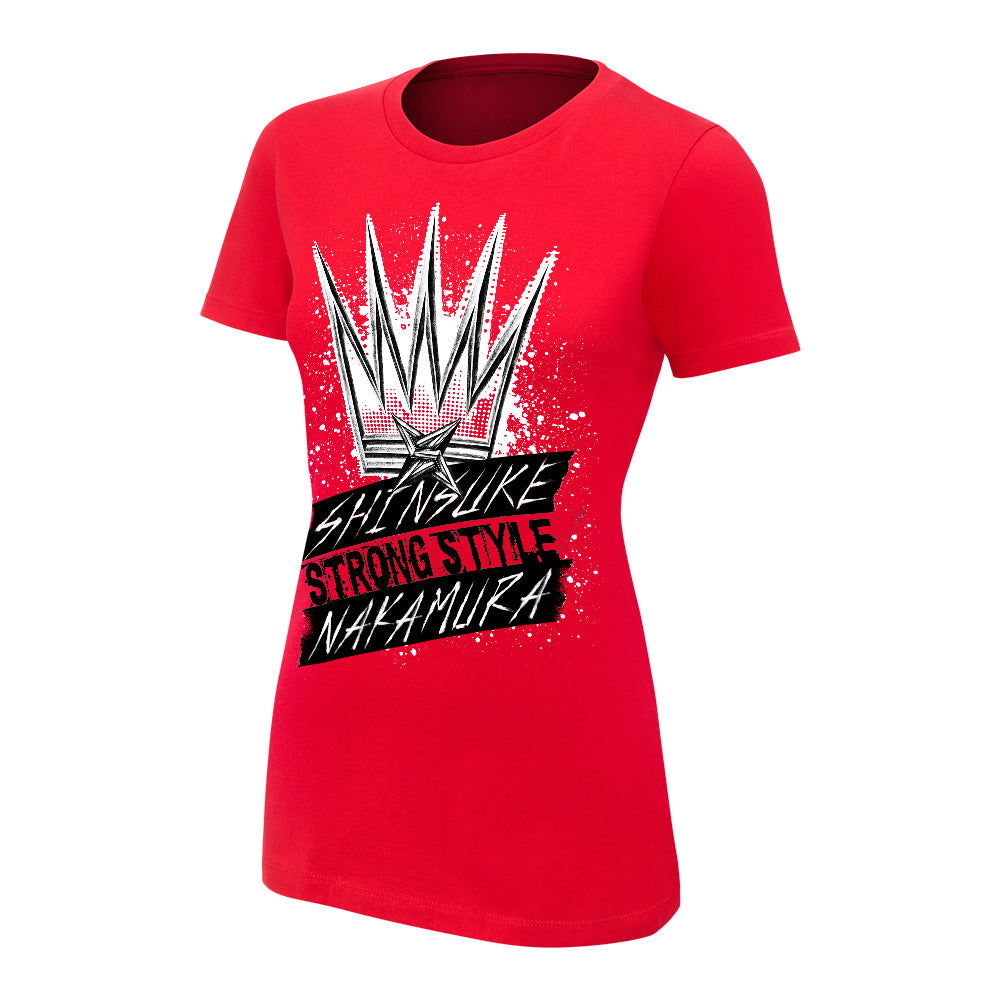 Shinsuke Nakamura King of Strong Style Women's Authentic T-Shirt Pwcatalog