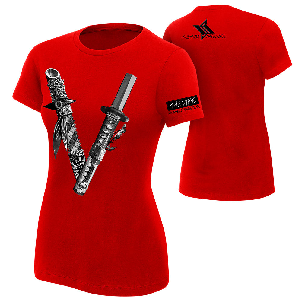 Shinsuke Nakamura The Vibe Women's Authentic T-Shirt Pwcatalog