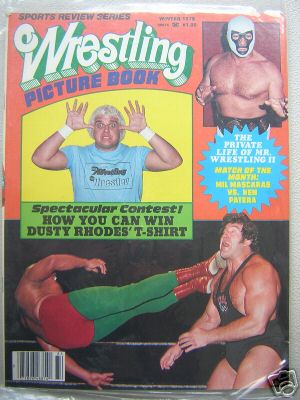 Sports Review Wrestling Picture Book 1978 Magazine PWcatalog