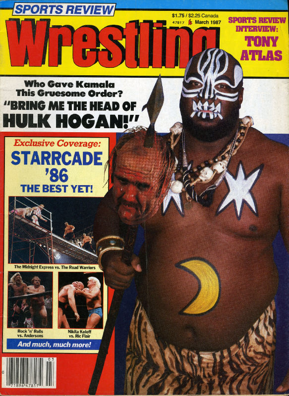 Sports Review Wrestling March 1987 Magazine PWcatalog