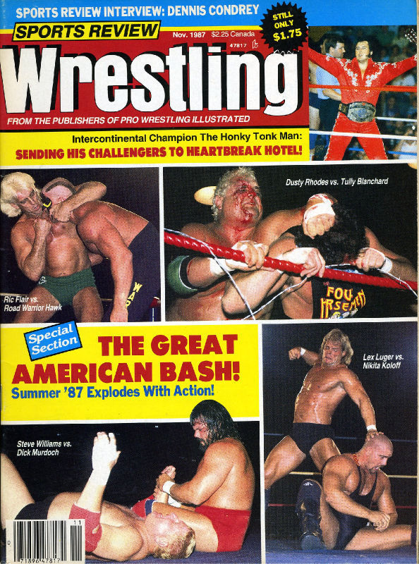 Sports Review Wrestling November 1987 Magazine PWcatalog