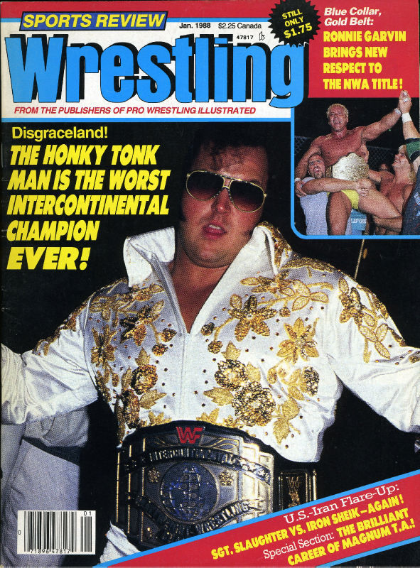Sports Review Wrestling January 1988 Magazine PWcatalog