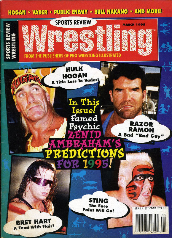 Sports Review Wrestling March 1995 Magazine PWcatalog