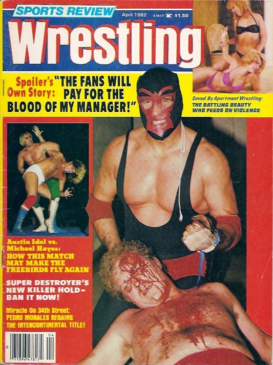 Sports Review Wrestling April 1982