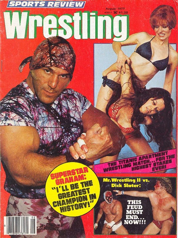 Sports Review Wrestling August 1977 Magazine PWcatalog