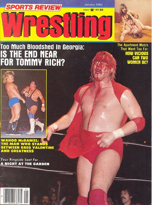 Sports Review Wrestling January 1983 Magazine PWcatalog