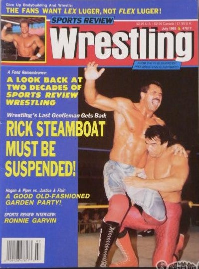 Sports Review Wrestling July 1992 Magazine PWcatalog