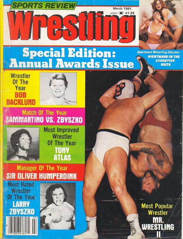Sports Review Wrestling March 1981 Magazine PWcatalog