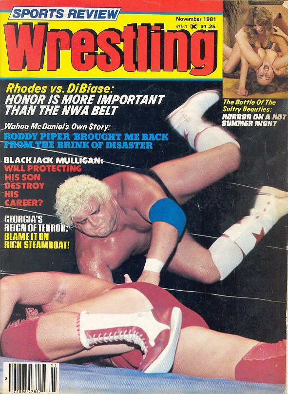 Sports Review Wrestling November 1981 Magazine PWcatalog