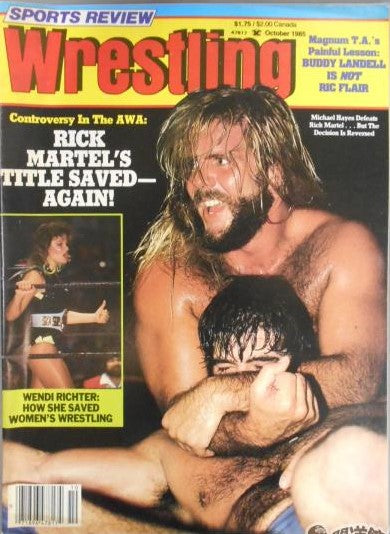 Sports Review Wrestling October 1985 Magazine PWcatalog