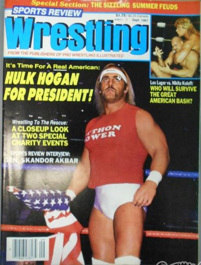 Sports Review Wrestling September 1987 Magazine PWcatalog