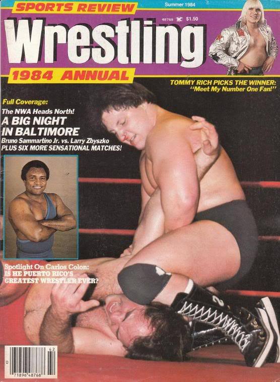 Sports Review Wrestling 1984 Magazine PWcatalog