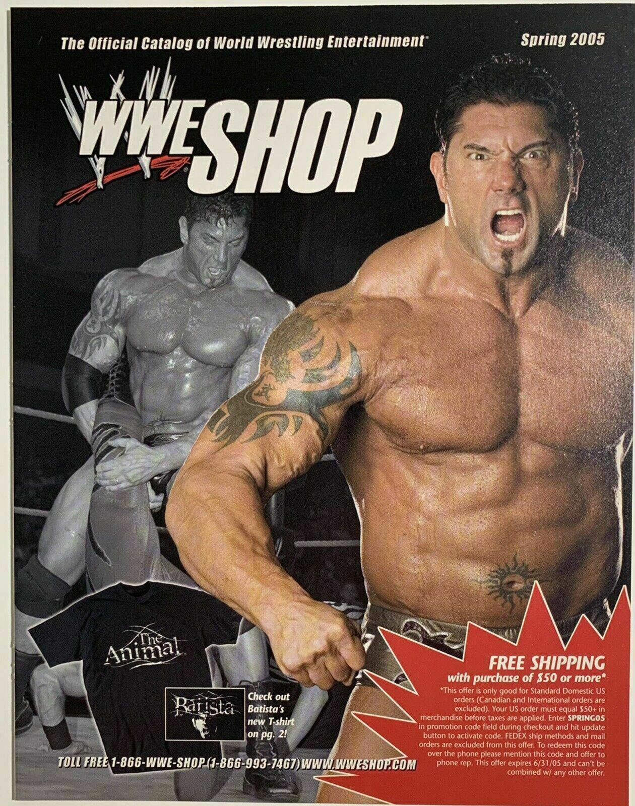 WWE Catalog Spring 2005 Magazine PWcatalog