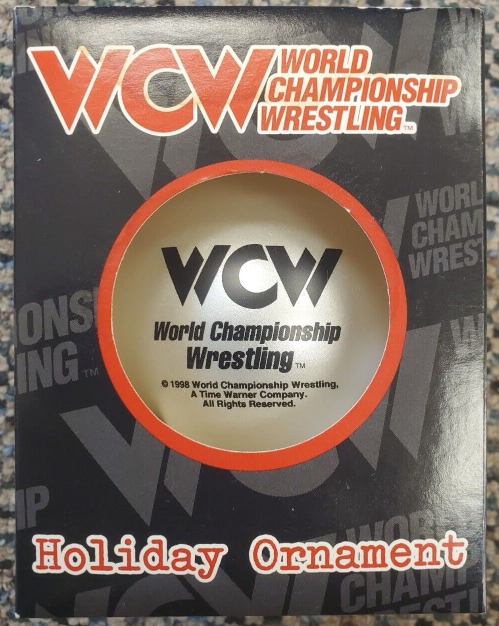 Sting Christmas Ornament WCW 1998 Pwcatalog