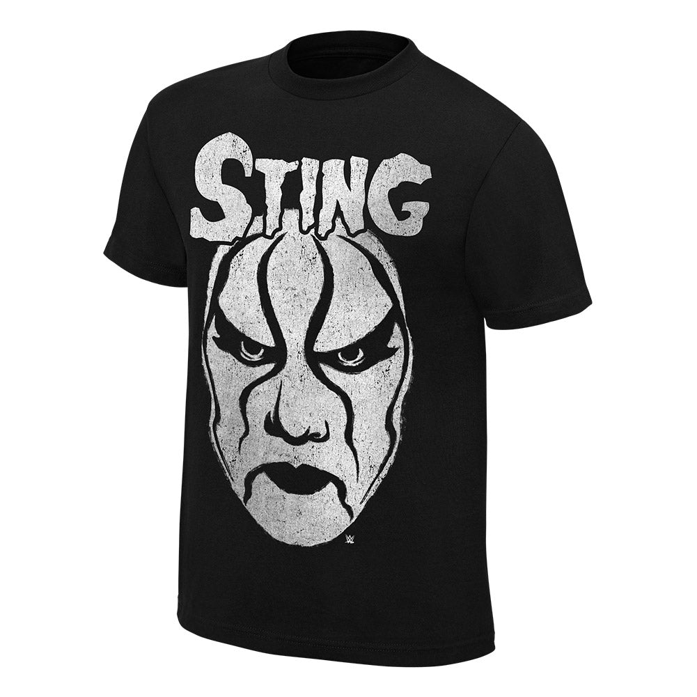 Sting Black & White Face Paint T-Shirt Pwcatalog