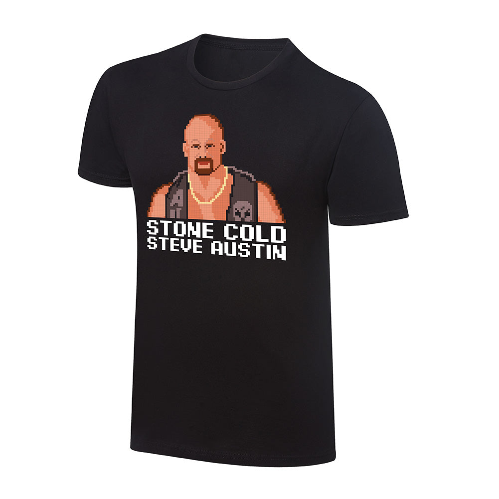 Stone Cold Steve Austin 8-Bit T-Shirt Pwcatalog