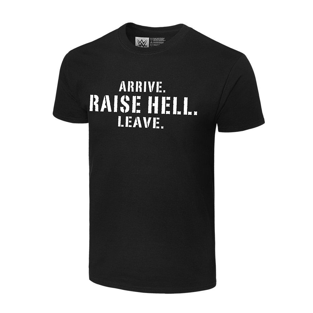 Stone Cold Steve Austin Arrive. Raise Hell. Leave. Retro T-Shirt Pwcatalog