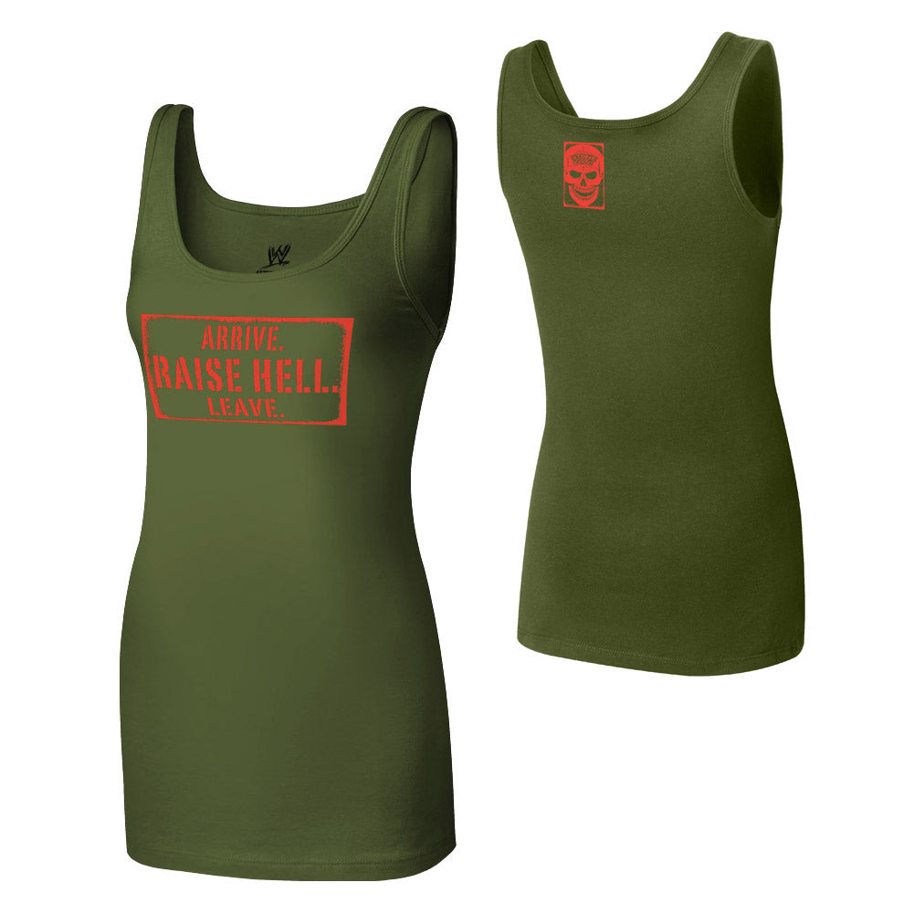 Steve Austin Arrive. Raise Hell. Leave. Women's Tank Top Pwcatalog