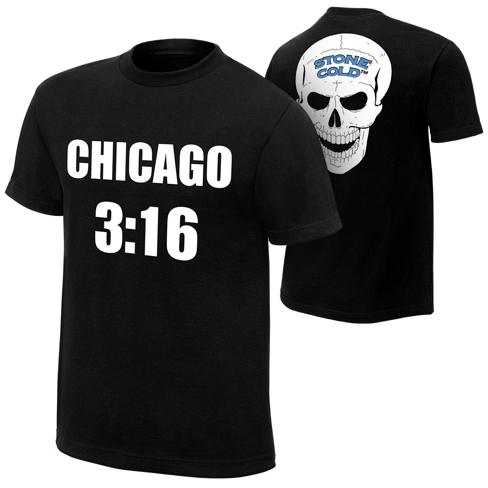 Stone Cold Steve Austin Chicago 316 Chicago Edition T-Shirt Pwcatalog