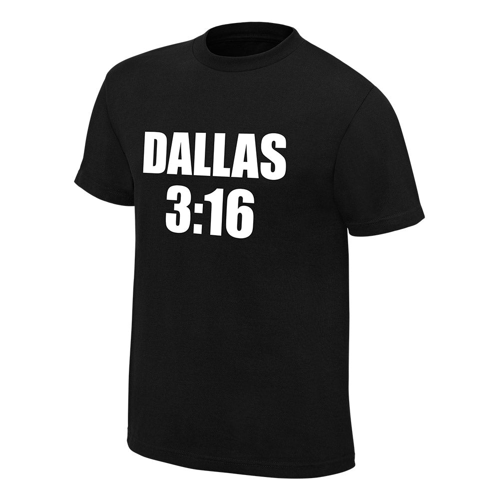 Stone Cold Steve Austin Dallas 3-16 Dallas Edition T-Shirt Pwcatalog