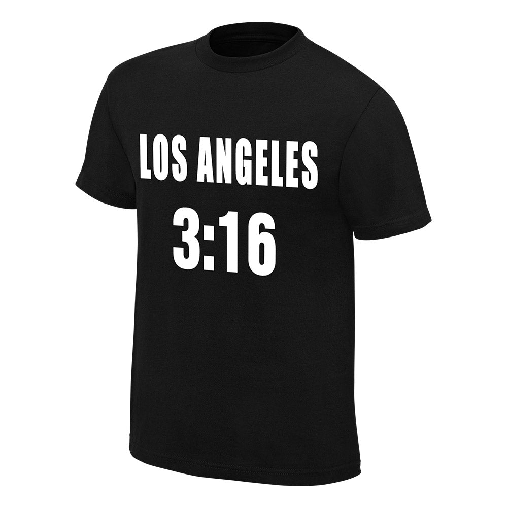 Stone Cold Steve Austin Los Angeles 3-16 Los Angeles Edition T-Shirt Pwcatalog