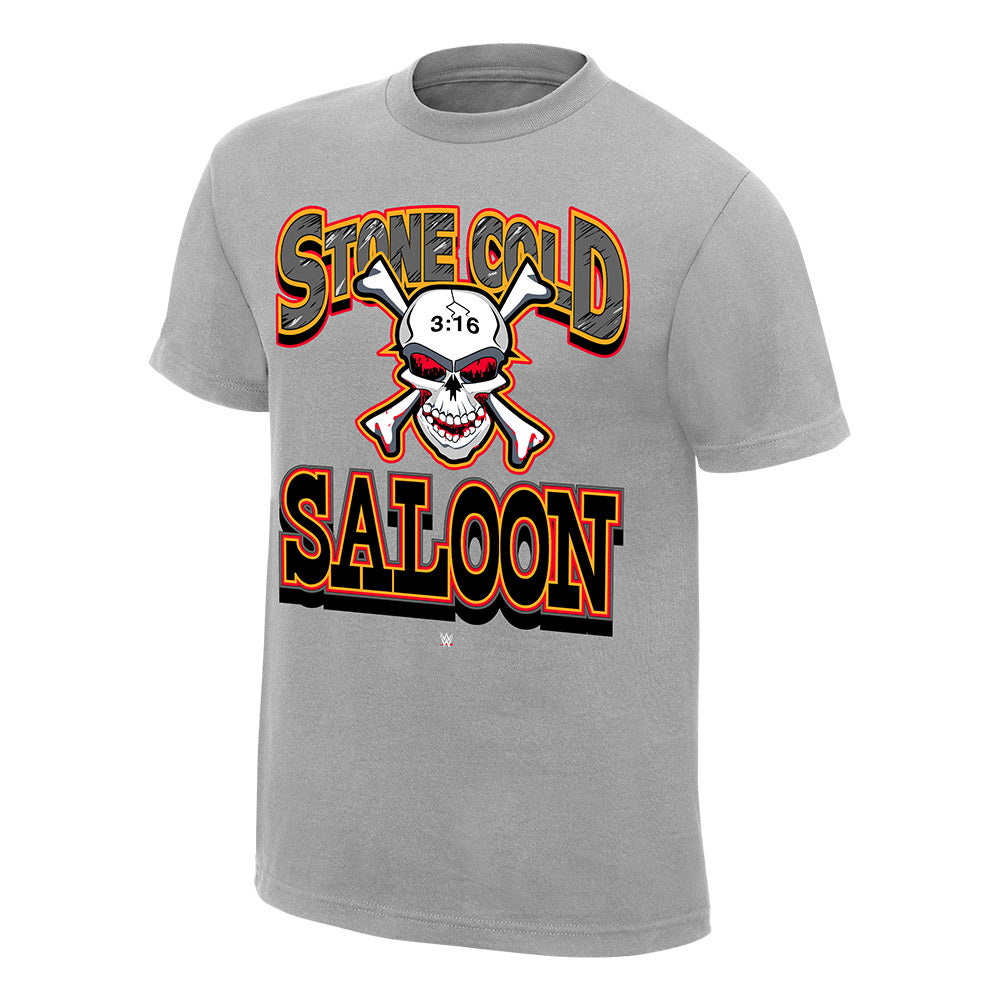 Stone Cold Steve Austin Stone Cold Saloon Retro T-Shirt Pwcatalog