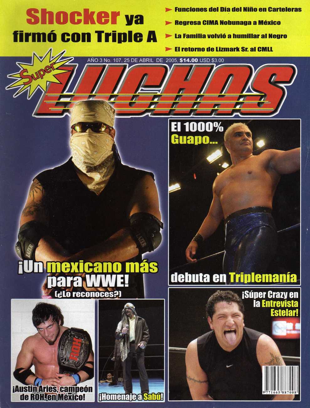 Super Luchas 107 Magazine PWcatalog