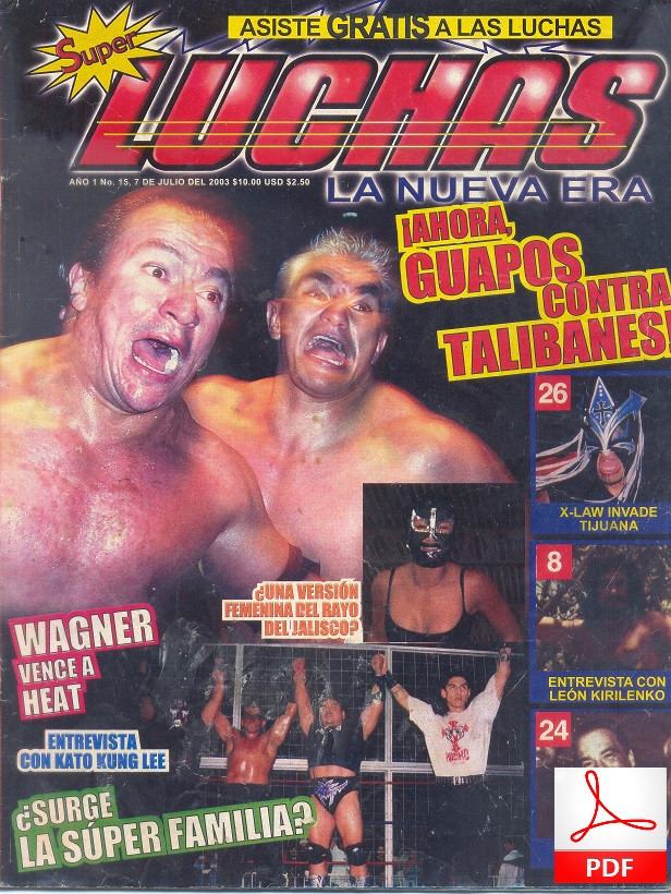 Super Luchas 15 Magazine PWcatalog