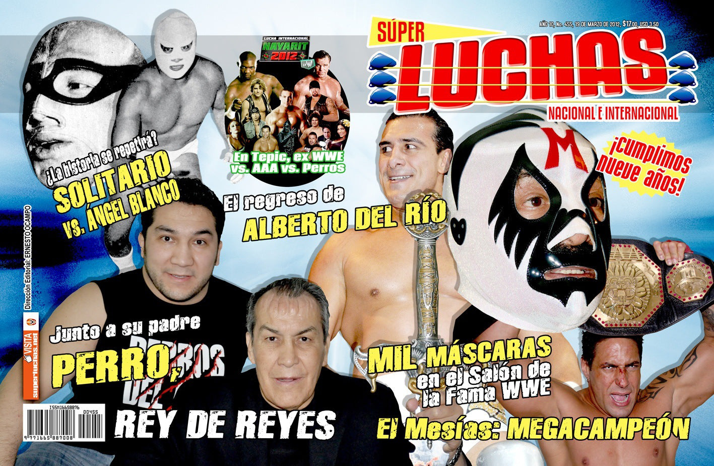 Super Luchas 455 Magazine PWcatalog