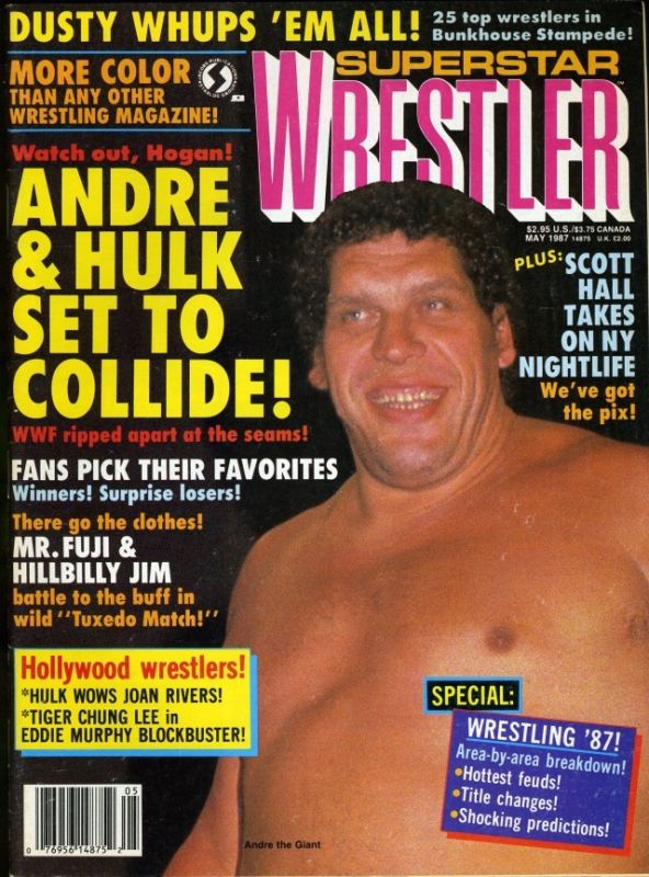 Superstar Wrester May 1987 Magazine PWcatalog