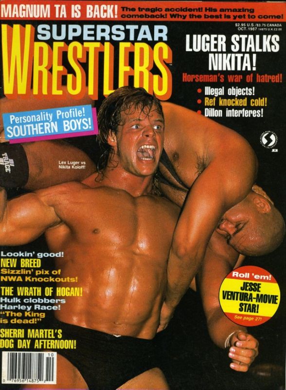 Superstar Wrester October 1987 Magazine PWcatalog