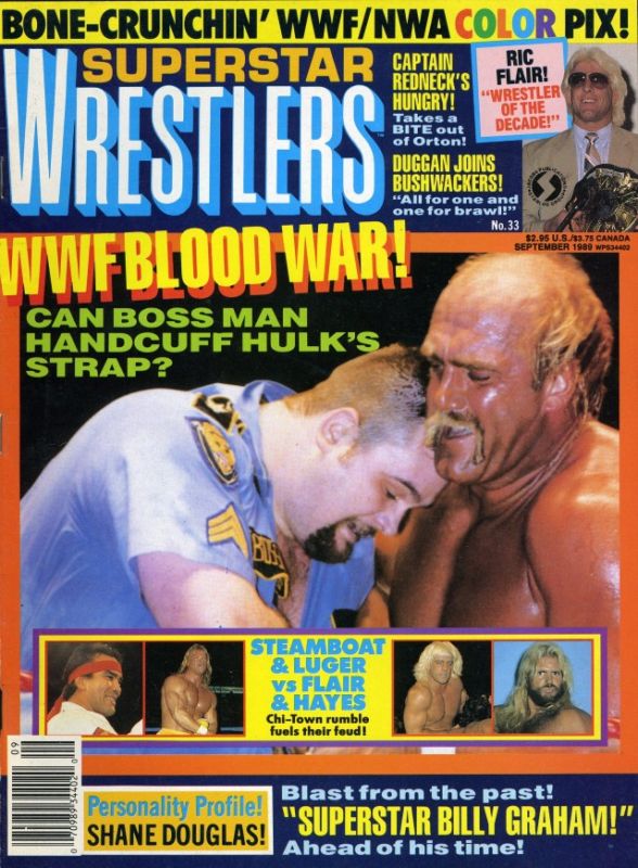 Superstar Wrester September 1989 Magazine PWcatalog