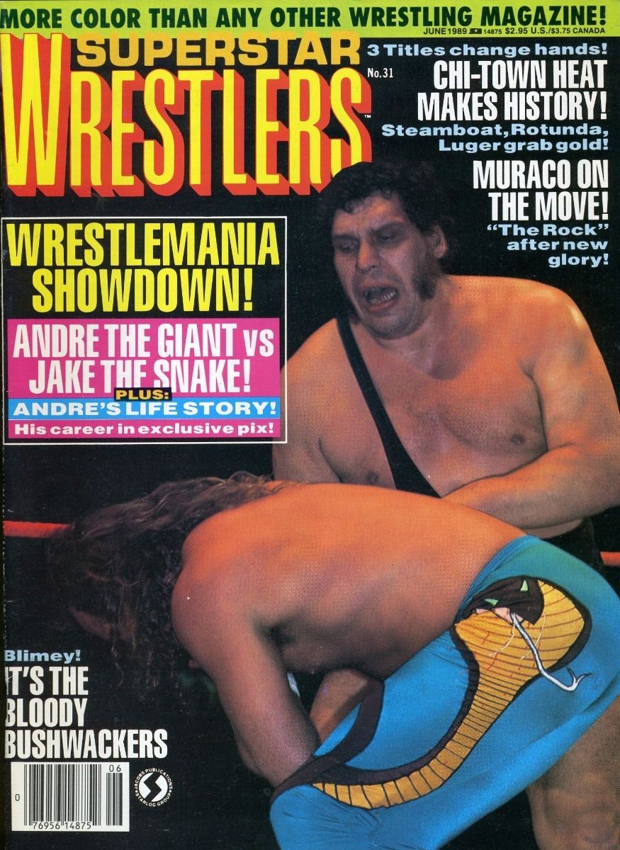 Superstar Wrestlers June 1989 Magazine PWcatalog