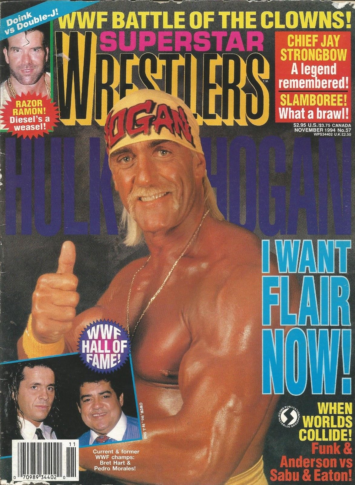 Superstar Wrestlers November 1994 Magazine PWcatalog
