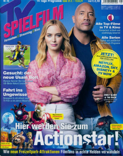 TV Spielfilm 2021 The Rock Magazine PWcatalog