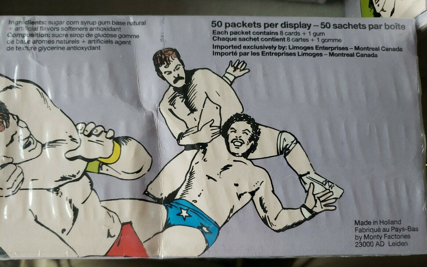 Hulk Hogan 1986 Monty Gum Wrestling Saudi Arabia PWcatalog