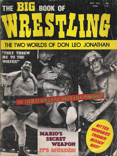 The Big book of wrestling September 1971 Magazine PWcatalog