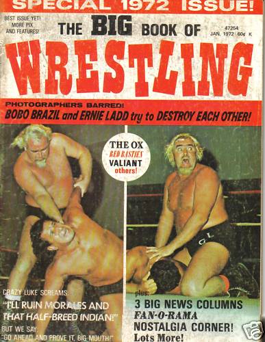 The Big book of wrestling January 1972 Magazine PWcatalog