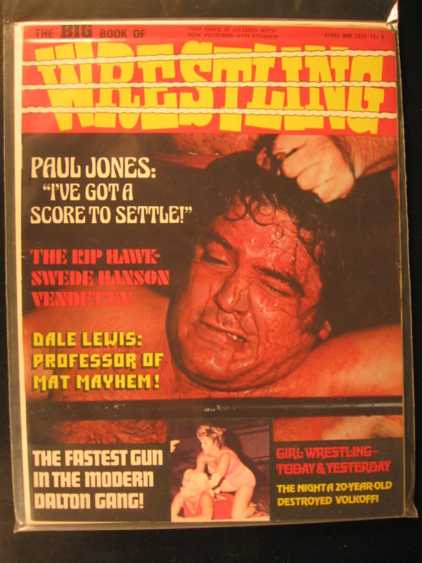 The Big book of wrestling March 1975 Magazine PWcatalog