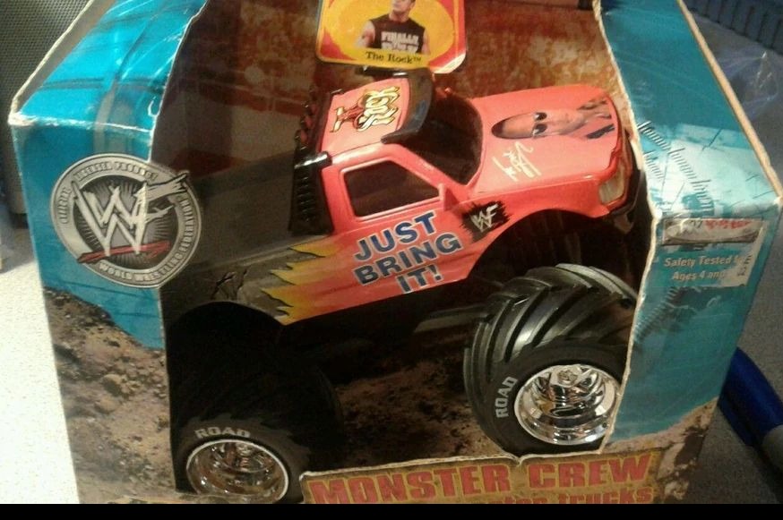 WWF Road Champs monster truck The Rock PWcatalog